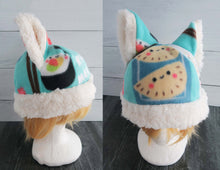 Load image into Gallery viewer, Sushi Rice Cat Fleece Hat - Sherpa Hat