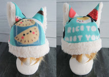 Load image into Gallery viewer, Sushi Rice Cat Fleece Hat - Sherpa Hat