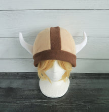 Load image into Gallery viewer, Custom Vikings Helmet Fleece Hat