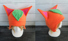 Load image into Gallery viewer, Tangy Animal Crossing cosplay costume Cat Fleece Hat New Horizons