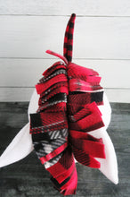 Load image into Gallery viewer, Christmas Plaid Unicorn Fleece Hat