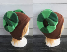 Load image into Gallery viewer, Custom Sheep Two-Toned Horns - Fleece Hat