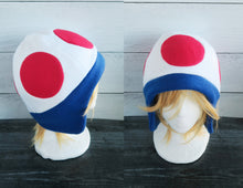 Load image into Gallery viewer, Mushroom and Toad Fleece Hat