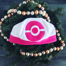 Load image into Gallery viewer, Pokemon Black and White costume cosplay hat Halloween costume pink