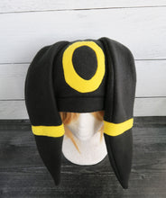 Load image into Gallery viewer, Pokemon Umbreon cosplay costume hat Halloween costume Espeon Eevee shiny Umbreon