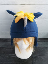 Load image into Gallery viewer, Gold Unicorn Fleece Hat