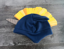 Load image into Gallery viewer, Gold Unicorn Fleece Hat