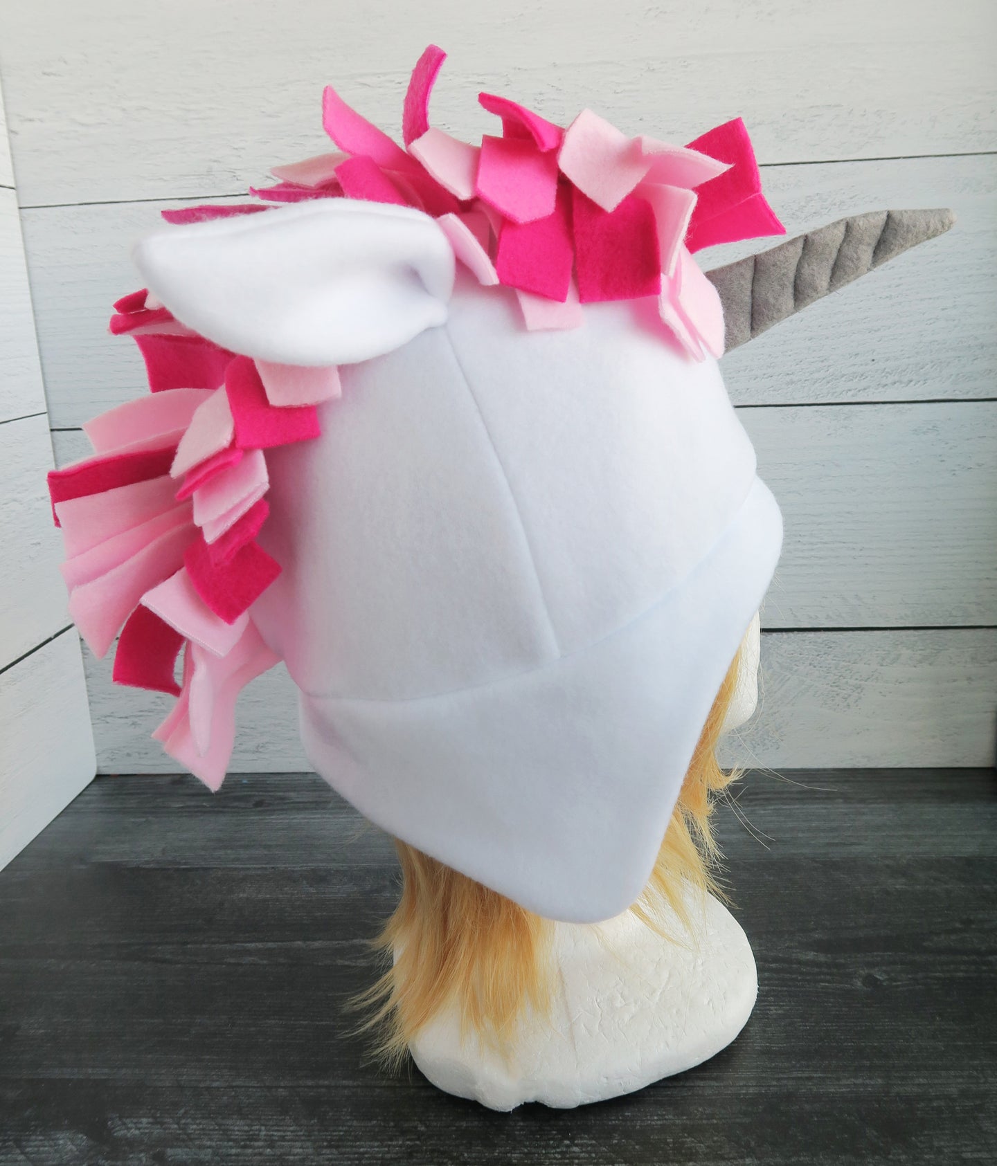Pink Unicorn Fleece Hat