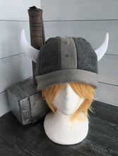 Load image into Gallery viewer, Vikings Helmet Fleece Hat