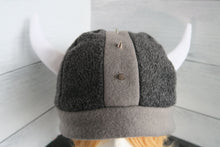 Load image into Gallery viewer, Vikings Helmet Fleece Hat