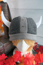 Load image into Gallery viewer, Vikings Helmet Fleece Hat