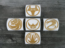 Load image into Gallery viewer, Individual Ronin Warriors/Samurai Troopers Armor Decal/Sticker