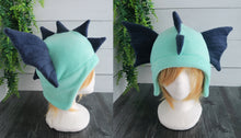 Load image into Gallery viewer, Sea Serpent Hat - Water Dragon Hat - Kelp Dragon Fleece Hat