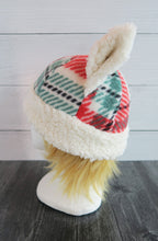 Load image into Gallery viewer, White Christmas Cat Fleece Hat - Sherpa Hat