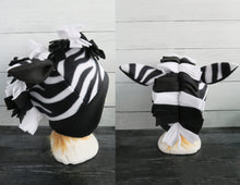 Load image into Gallery viewer, Zebra with Mane Fleece Hat
