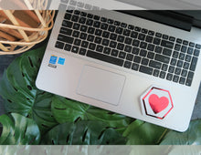 Load image into Gallery viewer, Hex Heart - Decal/Vinyl Sticker