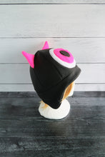Load image into Gallery viewer, Two Horned Monster Hat - One Eye Monster Horns Fleece Hat
