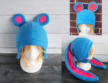 Load image into Gallery viewer, Blue Mice Fleece Hat
