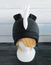 Load image into Gallery viewer, Rhino Hat, Rhinoceros Hat, Horned Hat - Animal Fleece Hat

