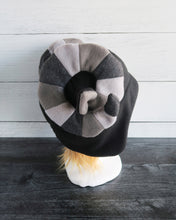 Load image into Gallery viewer, Custom Sheep Tri-Color Horns - Fleece Hat
