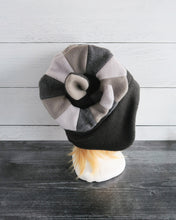 Load image into Gallery viewer, Custom Sheep Tri-Color Horns - Fleece Hat

