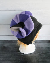 Load image into Gallery viewer, Custom Sheep Two-Toned Horns - Fleece Hat
