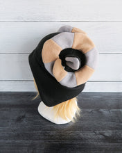 Load image into Gallery viewer, Custom Sheep Two-Toned Horns - Fleece Hat
