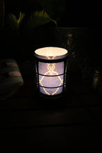 Load image into Gallery viewer, Blue Bulkhead Table Lamp Nautical Indoor Decor
