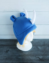 Load image into Gallery viewer, Rhino Hat, Rhinoceros Hat, Horned Hat - Animal Fleece Hat
