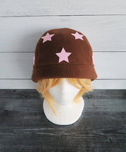 Load image into Gallery viewer, Star Fleece Hat - Felt Stars
