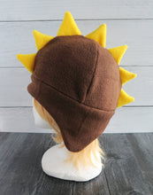 Load image into Gallery viewer, Dinosaur Hat, Dino Fleece Hat
