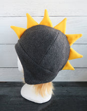 Load image into Gallery viewer, Dinosaur Hat, Dino Fleece Hat
