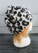 Load image into Gallery viewer, Cheetah Fleece Hat - Sherpa Hat
