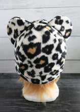 Load image into Gallery viewer, Cheetah Fleece Hat - Sherpa Hat
