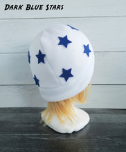 Load image into Gallery viewer, Star Fleece Hat - Felt Stars
