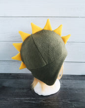 Load image into Gallery viewer, Dinosaur Hat, Dino Fleece Hat
