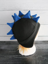 Load image into Gallery viewer, Stegosaurus Dinosaur Hat, Dino Double Spike Fleece Hat
