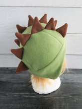 Load image into Gallery viewer, Dragon Double Spike Fleece Hat - Ready to Ship Halloween Costume
