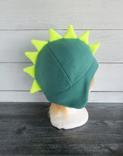 Load image into Gallery viewer, Dinosaur Hat, Dino Fleece Hat
