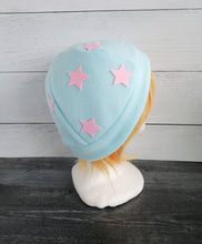 Load image into Gallery viewer, Star Fleece Hat - Felt Stars

