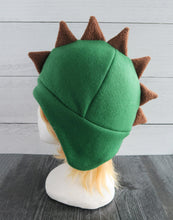 Load image into Gallery viewer, Dinosaur Hat, Dino Fleece Hat

