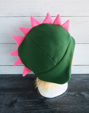 Load image into Gallery viewer, Dinosaur Hat, Dino Fleece Hat
