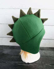 Load image into Gallery viewer, Dinosaur Hat, Dino Fleece Hat

