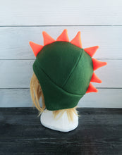 Load image into Gallery viewer, Dinosaur Hat, Dino Fleece Hat

