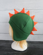 Load image into Gallery viewer, Dinosaur Hat, Dino Fleece Hat
