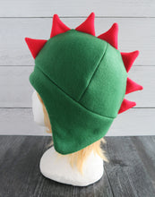 Load image into Gallery viewer, Dinosaur Hat, Dino Fleece Hat
