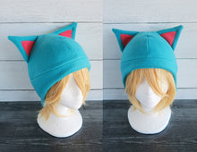 Load image into Gallery viewer, Happy Cat Fleece Hat - Ready to Ship Halloween Costume

