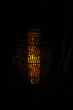 Load image into Gallery viewer, Tiki Lantern Brown Orange, Polynesian Indoor Decor
