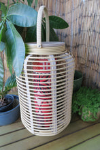 Load image into Gallery viewer, TIki Lantern Red, Polynesian Indoor Decor

