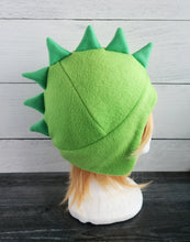 Load image into Gallery viewer, Dinosaur Hat, Dino Fleece Hat
